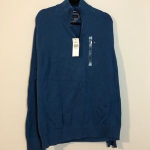 NWT Tommy Hilfiger 1/4 Zip Men's Sweater